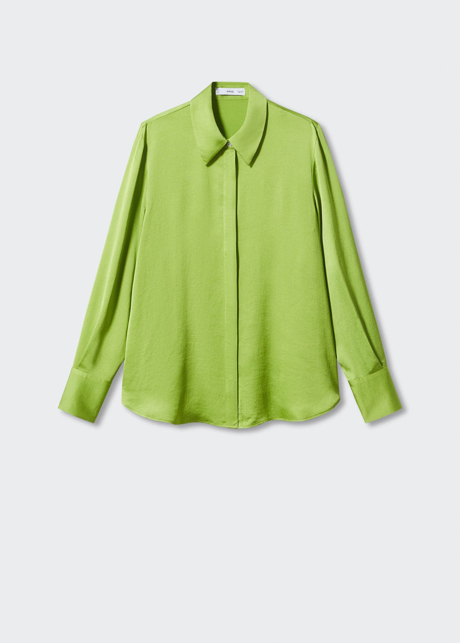 Camisa fluida satinada