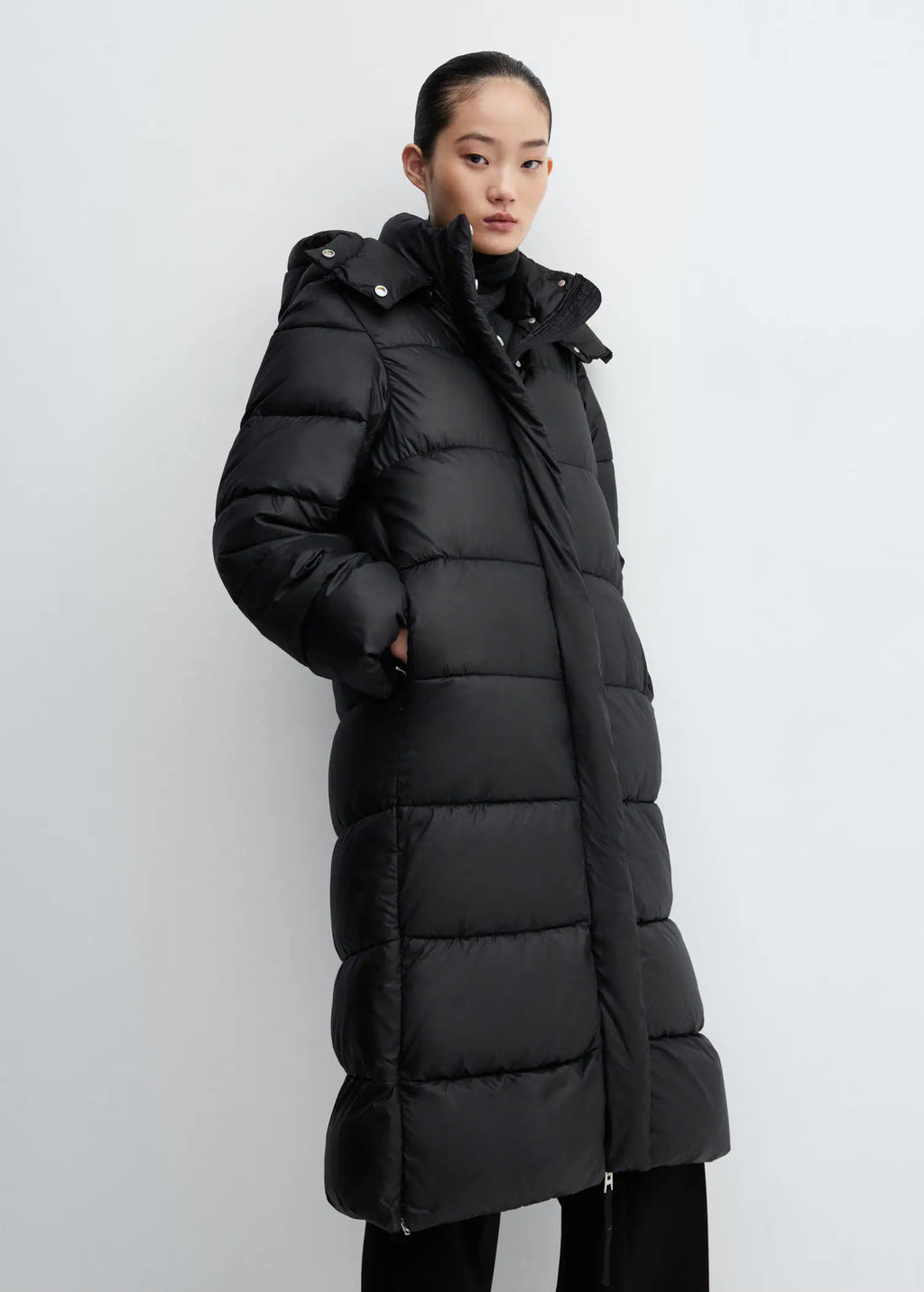 Anorak acolchado impermeable capucha