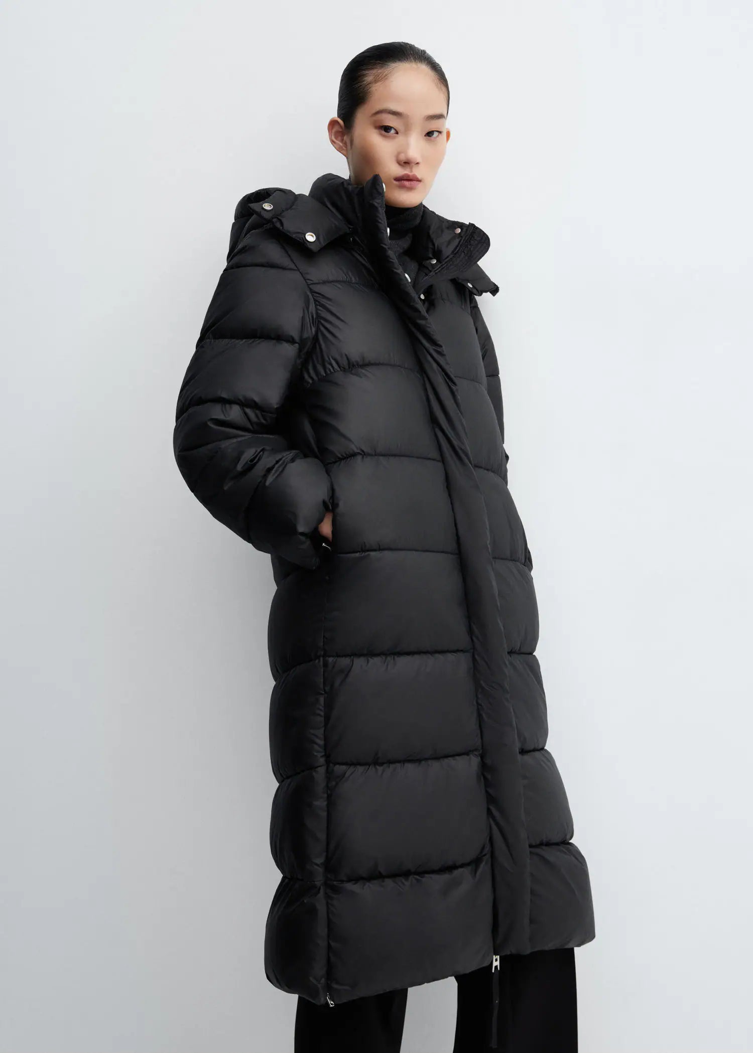 Anorak acolchado impermeable capucha