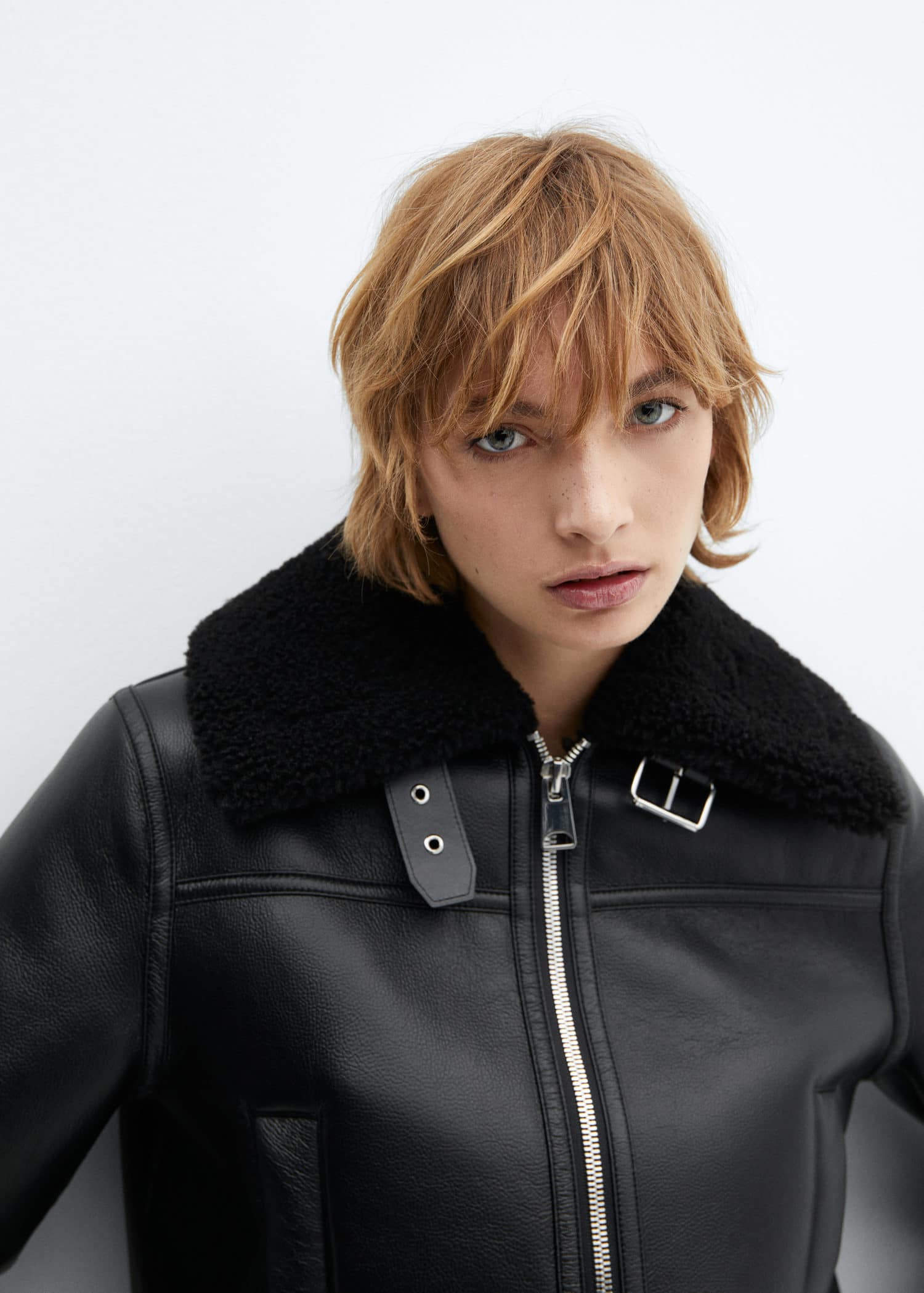 Cazadora biker doble faz