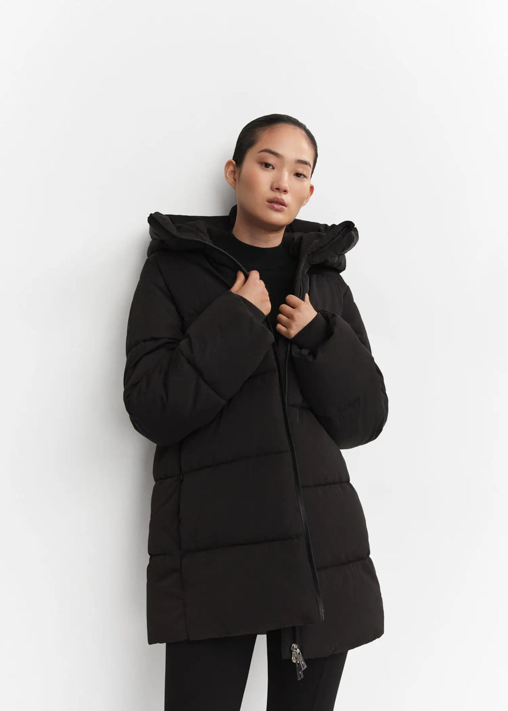 Anorak acolchado capucha