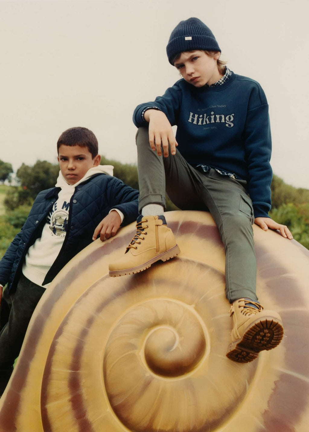 Sudadera mensaje estampado