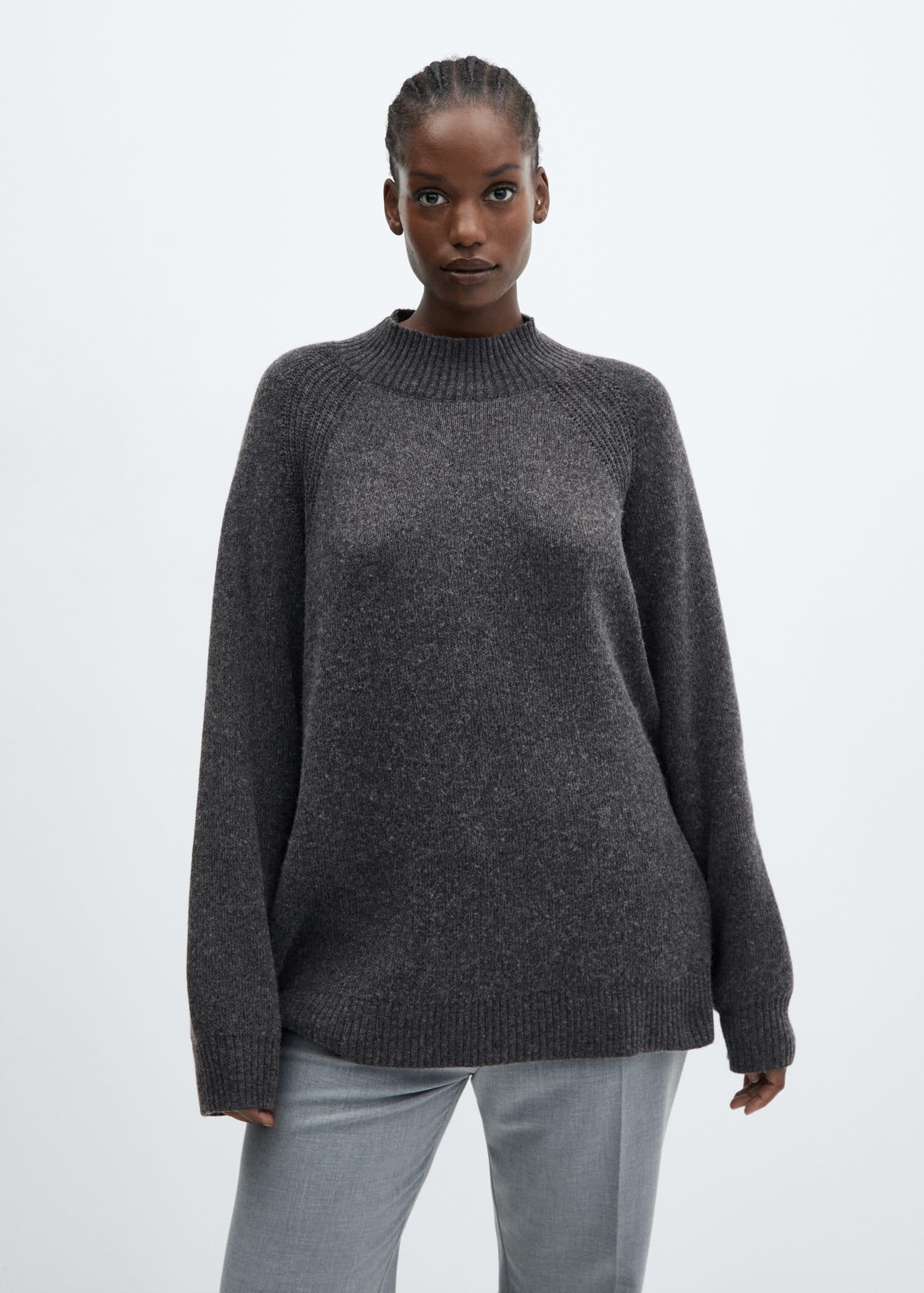 Jersey oversize cuello perkins