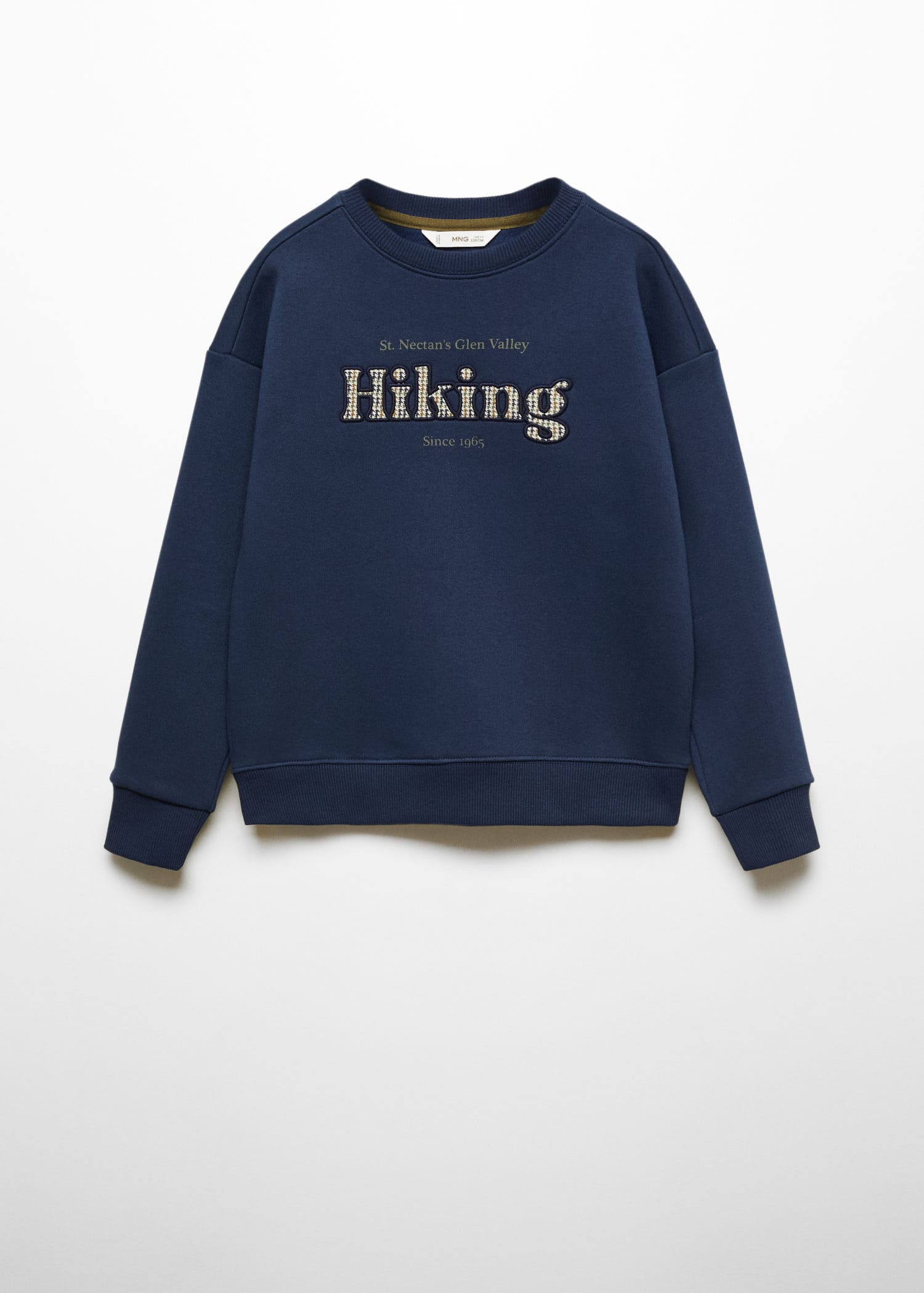 Sudadera mensaje estampado