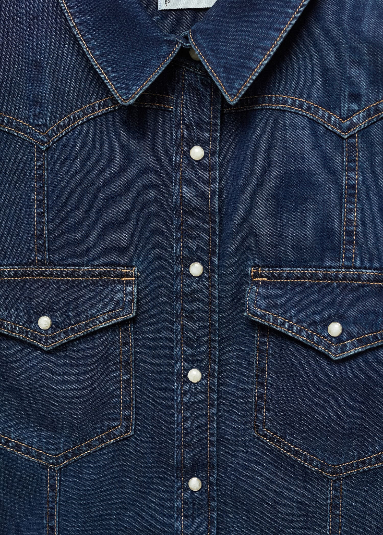Camisa vaquera bolsillos