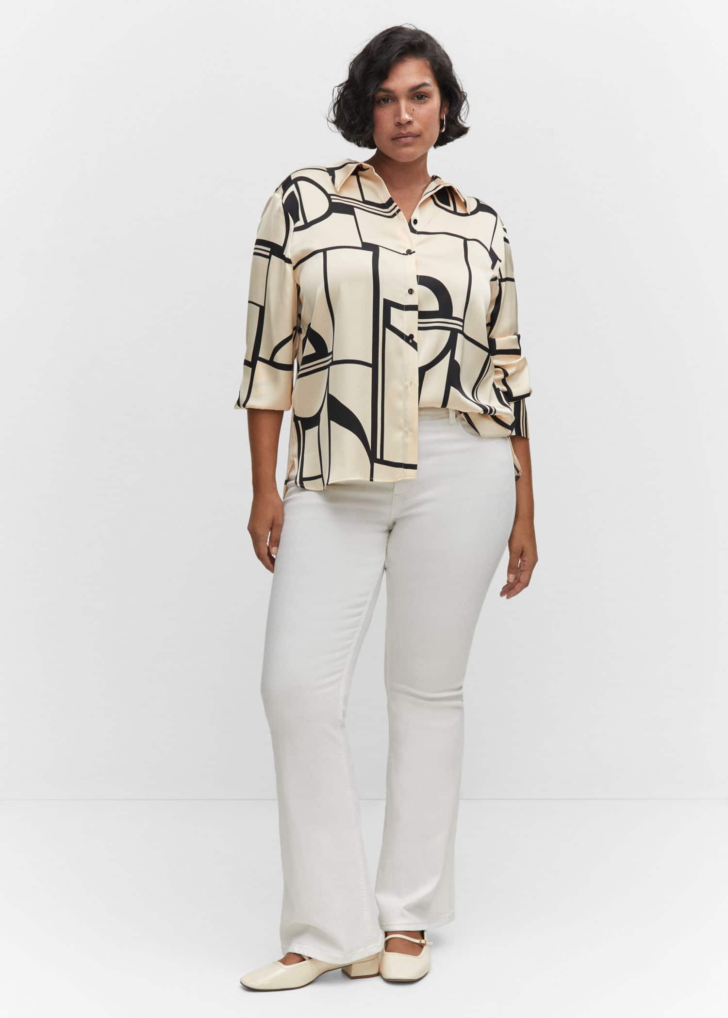 Camisa estampado geométrico
