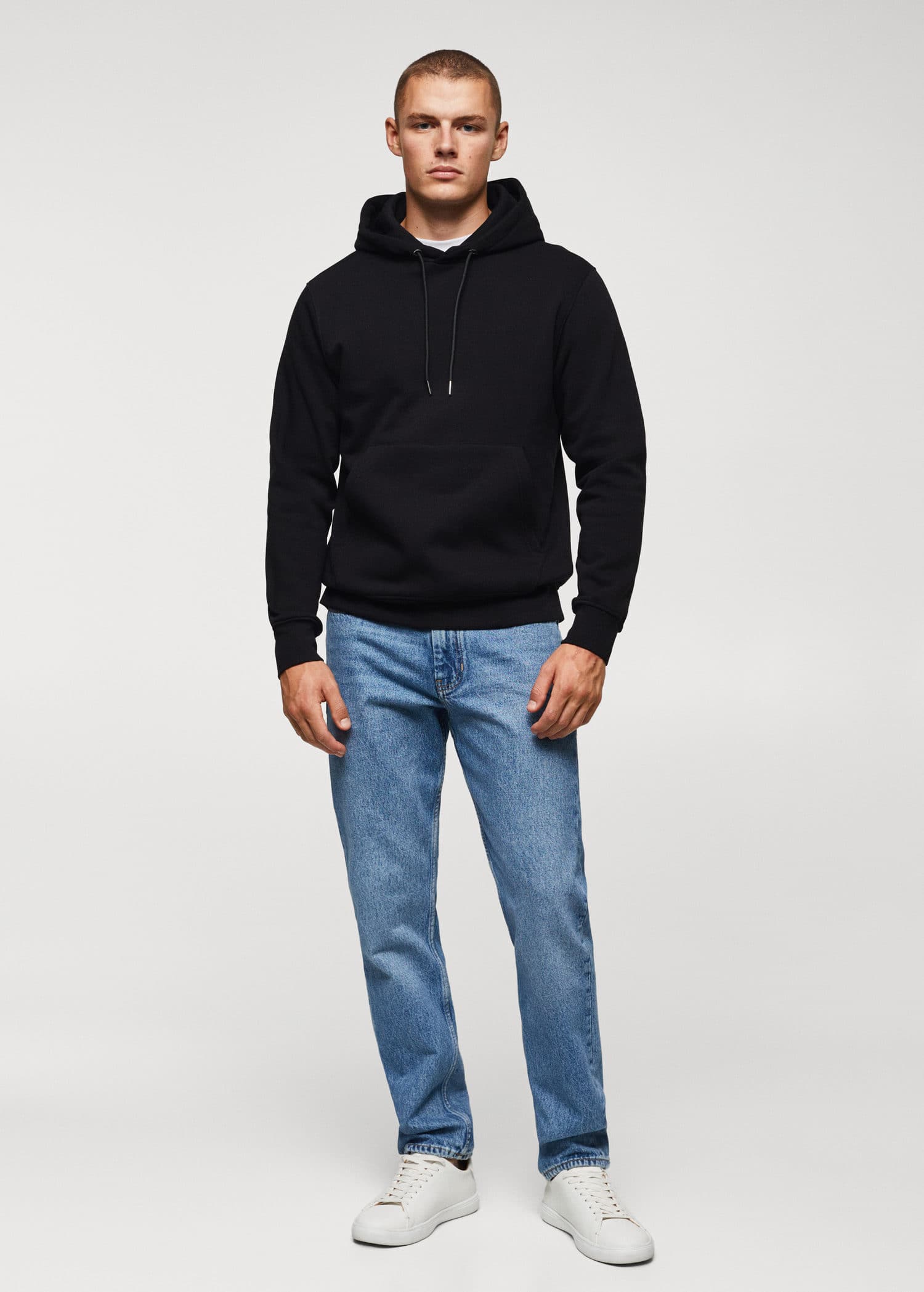 Sudadera algodón canguro capucha