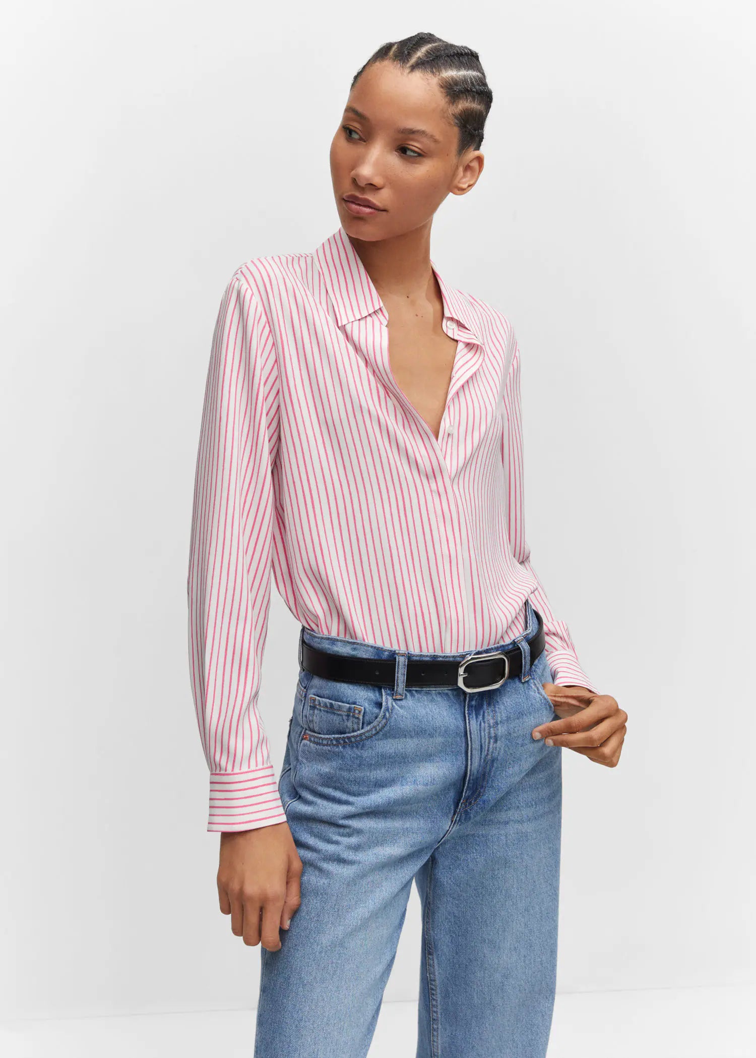 Camisa fluida botones