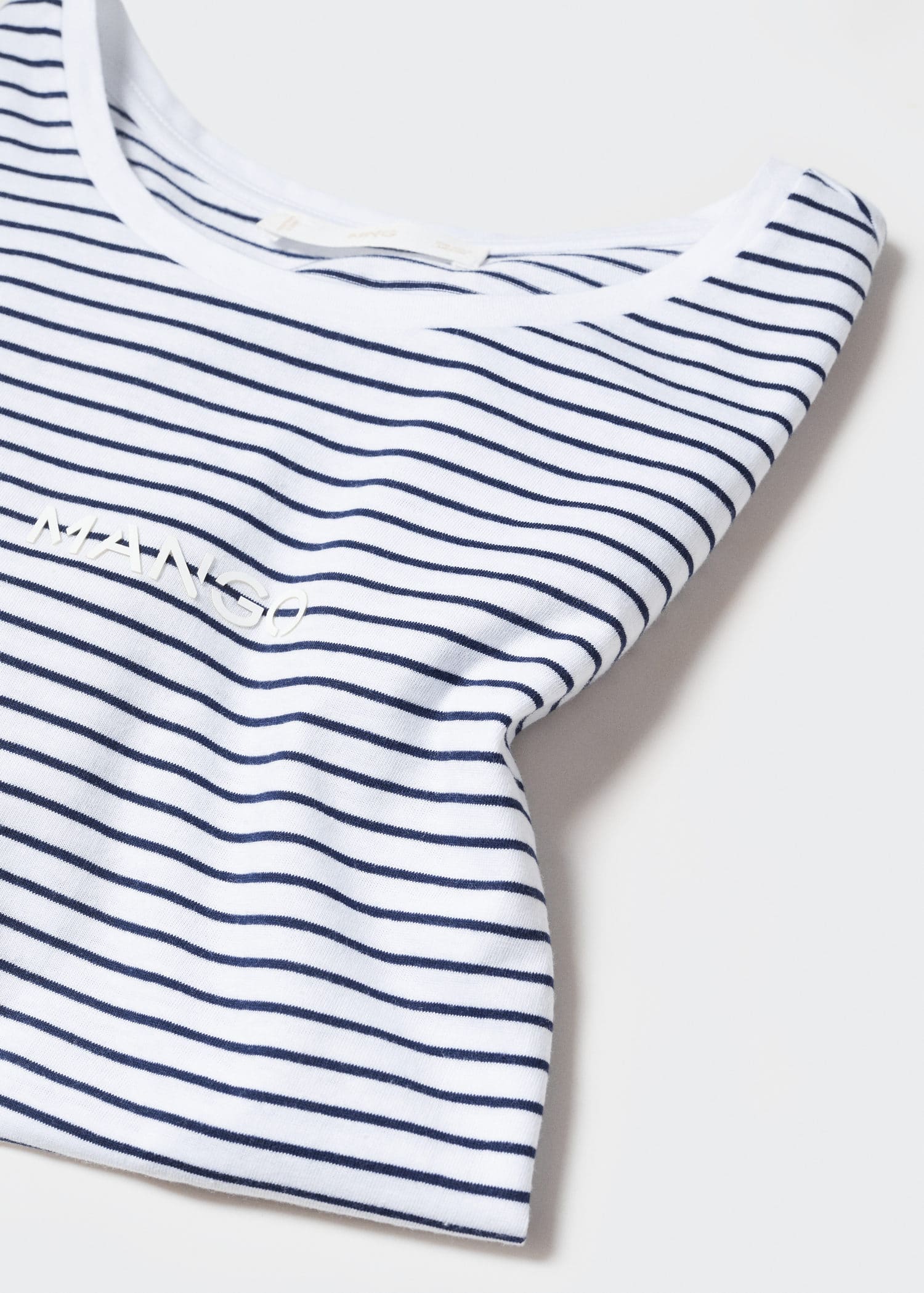 Camiseta rayas logo