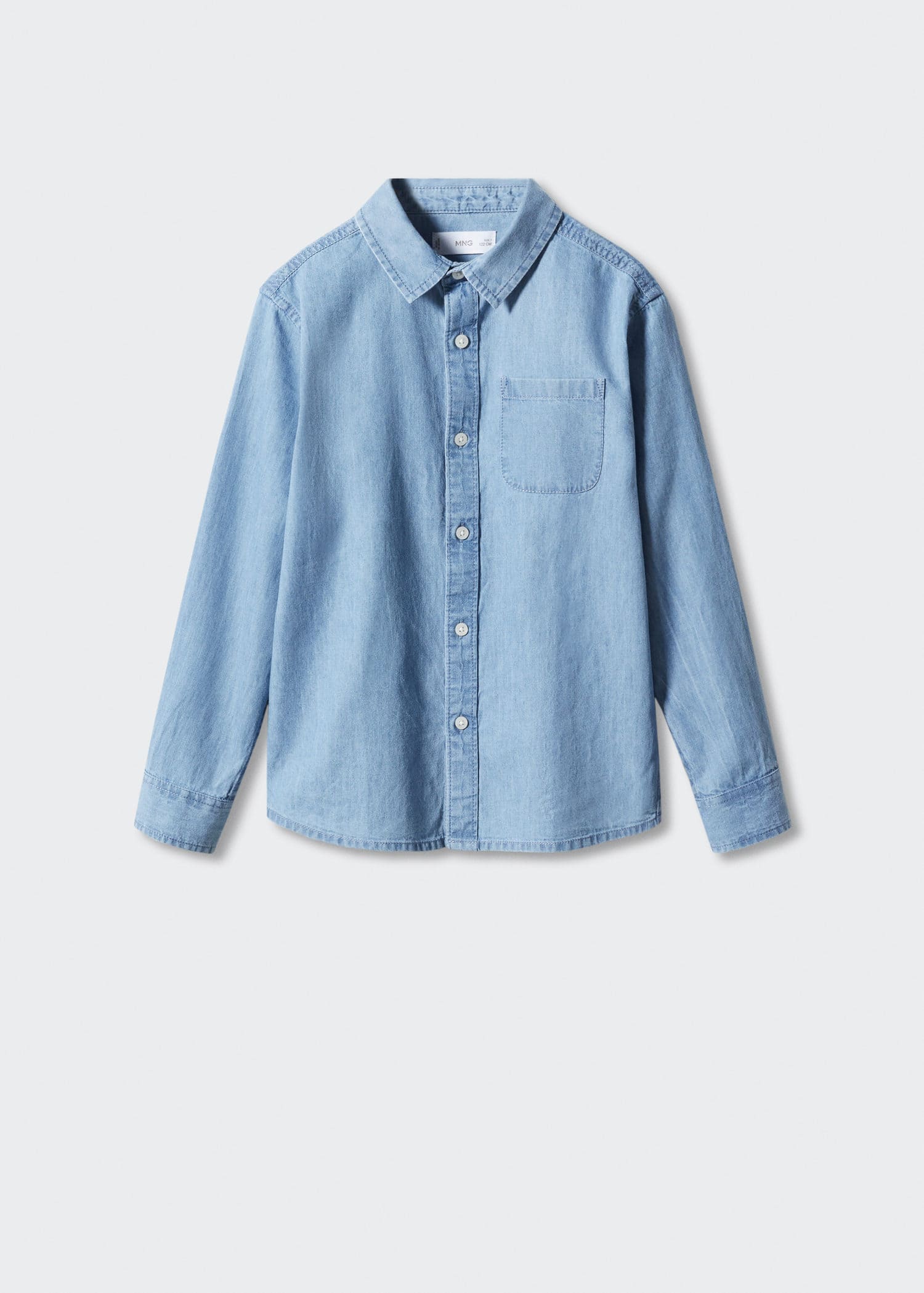 Camisa regular fit denim